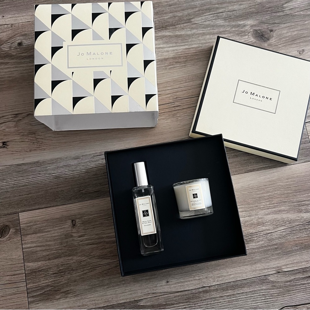 Jo Malone Wood Sage and Sea Salt Set with Candle
